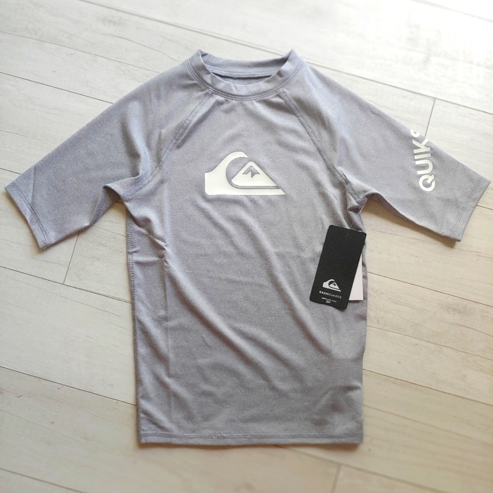 QUIKSILVER NEW Kids All Time Short Sleeve Rashguard